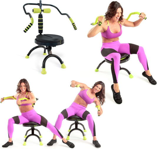 Ab Fitness Machine System Provides An Abdonimal And Muscle Activating Workout with Aerobics to Burn Calories and Workout