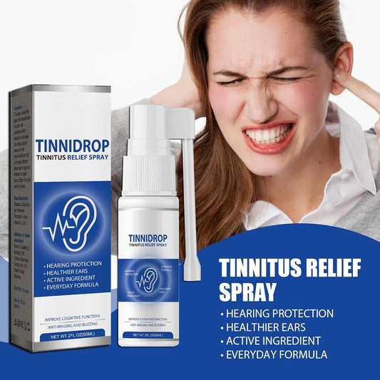60ML Tinnidrop Tinnitus Relief Spray,Tinnitus Relief for Ringing Ears,Tinnitus Relief Device