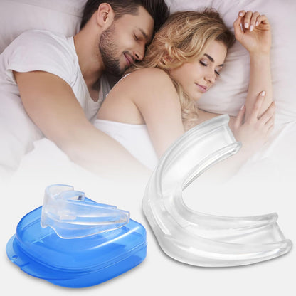 Anti-Snoring Mouth Guard, Adjustable Anti-Snoring Device, Snoring Solution for Men & Women Sleep (2 Pack)