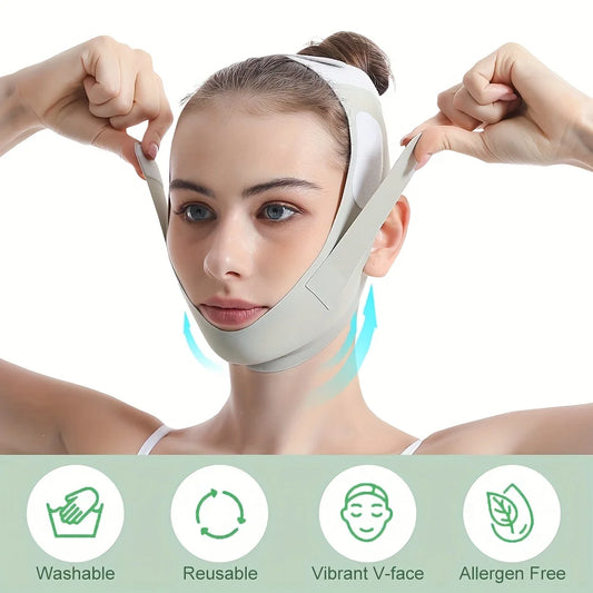 Face Slimming Strap - Double Chin Reducer  -V Line Lifting Face-Belt Chin Strap For Women and Men