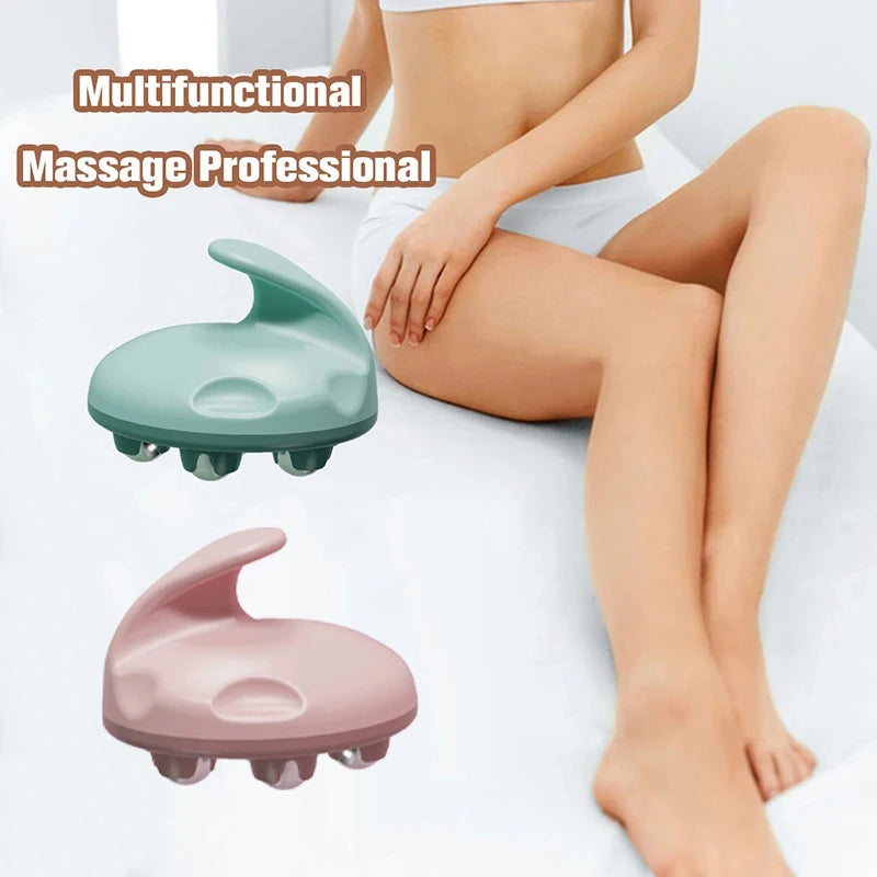 Lymphatic Massage Roller - Handheld Massager and Body Sculpting Machine - Supports Lymph Node Drainage, Bloating Relief and Skin Hydration