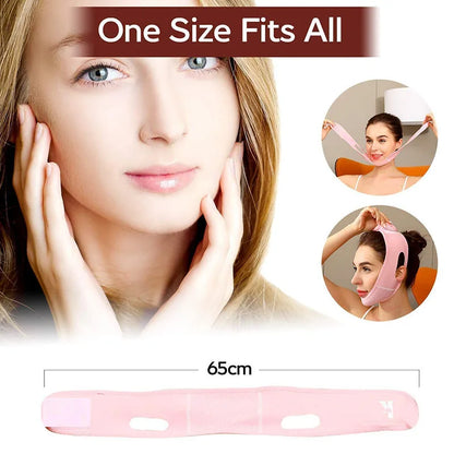 Reusable V Line Mask Facial Slimming Strap Double Chin Reducer Chin Up Mask Face Lifting Belt V Shaped Slimming Face Mask