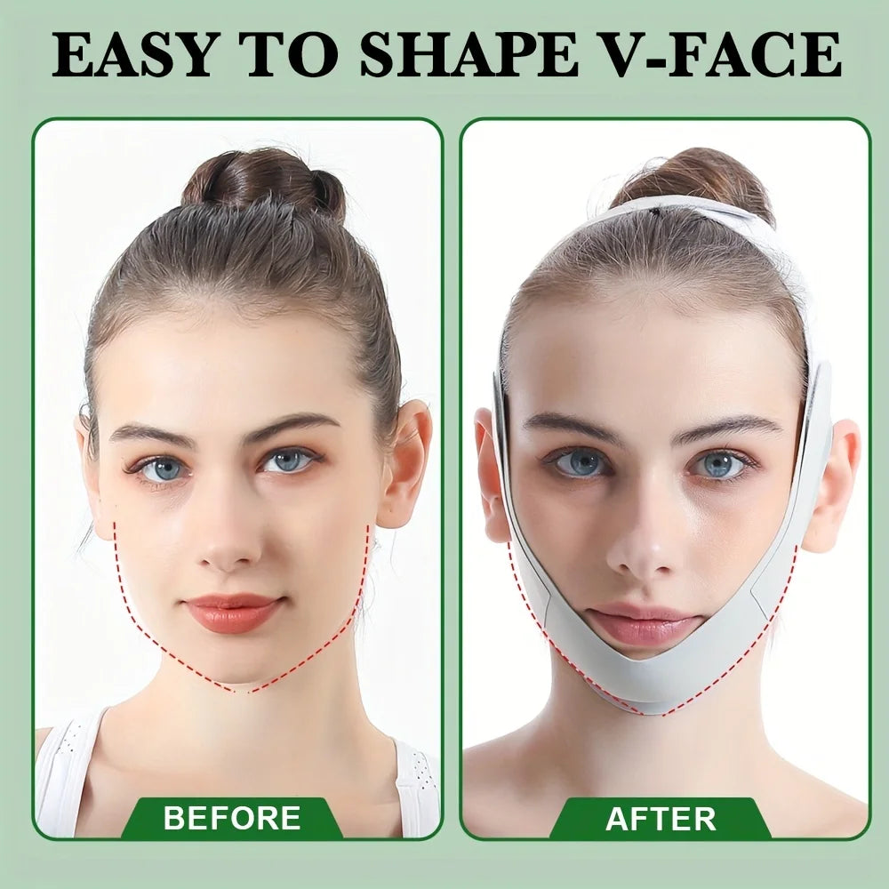 Face Slimming Strap - Double Chin Reducer  -V Line Lifting Face-Belt Chin Strap For Women and Men