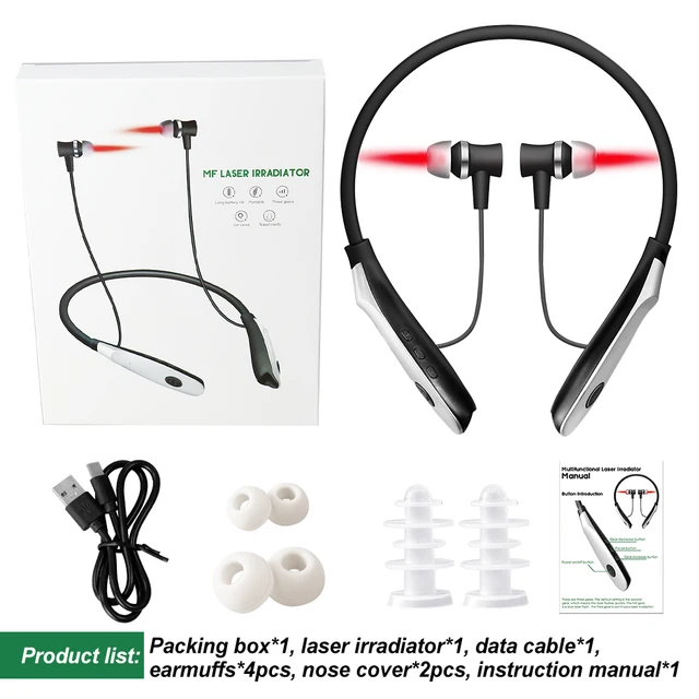 650nm LLLT Laser Therapy - Tinnitus Ear Irradiation
