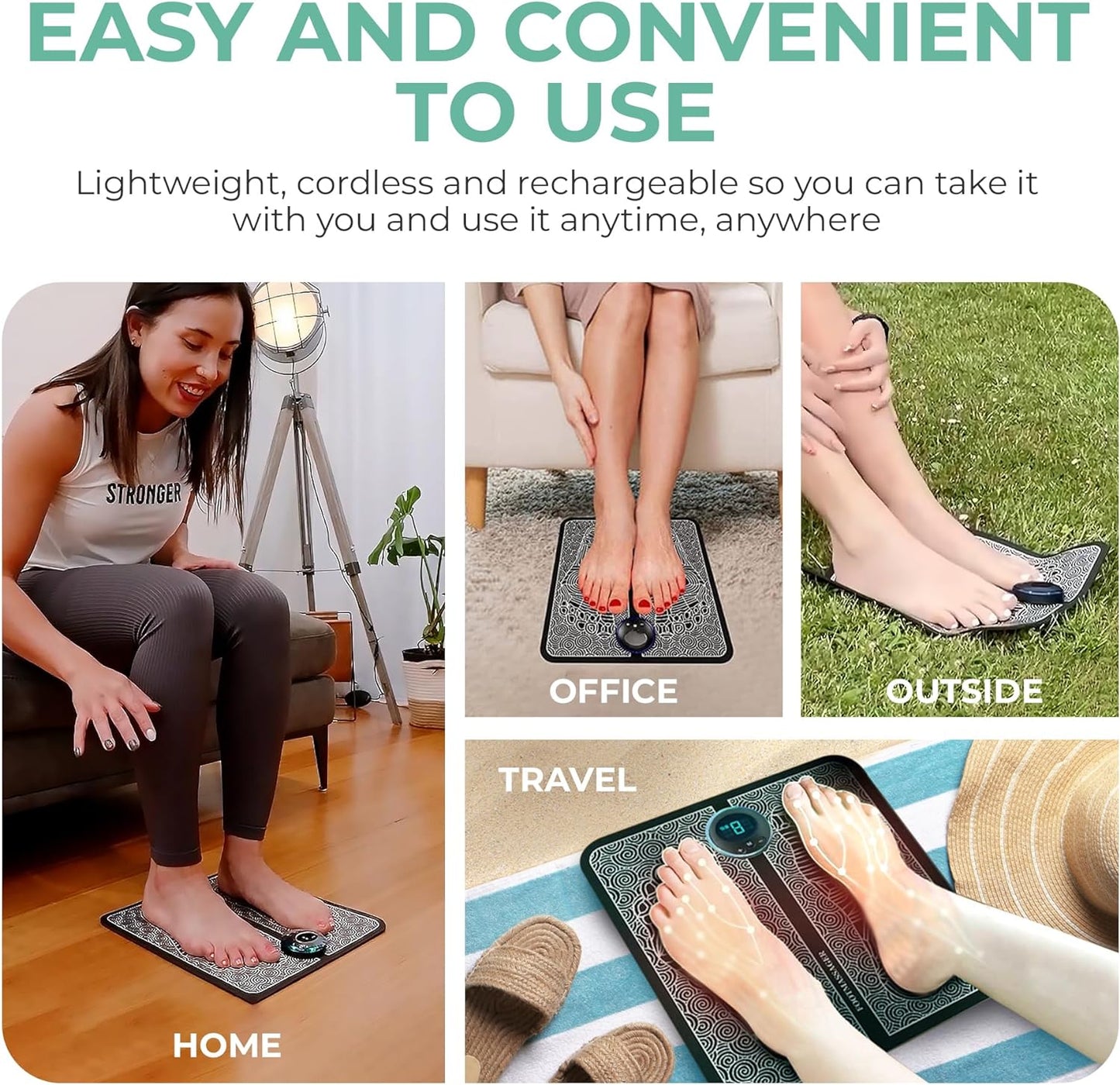 Portable Foot Massager - Soothing Comfort & Revitalization for Tired Feet